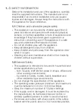 Preview for 3 page of Electrolux GA55LVSW User Manual