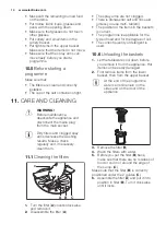 Preview for 14 page of Electrolux GA55LVSW User Manual