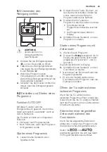 Предварительный просмотр 33 страницы Electrolux GA55LVSW User Manual