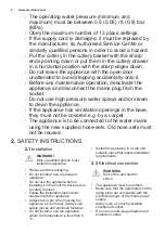 Preview for 4 page of Electrolux GA60GLICCN User Manual