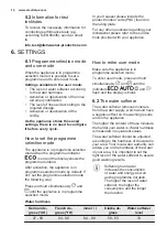 Preview for 10 page of Electrolux GA60GLICCN User Manual