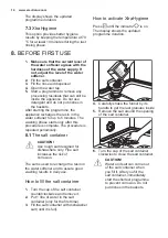 Preview for 14 page of Electrolux GA60GLICCN User Manual