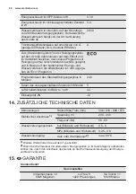 Предварительный просмотр 52 страницы Electrolux GA60GLICCN User Manual