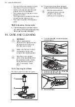 Предварительный просмотр 20 страницы Electrolux GA60GLICSP User Manual