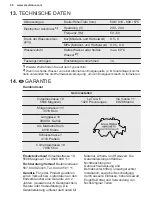 Предварительный просмотр 58 страницы Electrolux GA60GLICSP User Manual