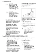 Preview for 44 page of Electrolux GA60GLV User Manual