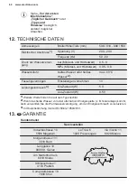 Preview for 60 page of Electrolux GA60GLV User Manual