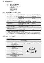 Предварительный просмотр 60 страницы Electrolux GA60GLV User Manual