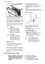 Preview for 14 page of Electrolux GA60GLVS User Manual