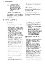 Preview for 18 page of Electrolux GA60GLVS User Manual