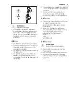 Preview for 5 page of Electrolux GA60KVSW User Manual