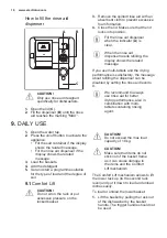 Предварительный просмотр 16 страницы Electrolux GA60PLVC User Manual