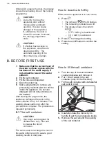 Предварительный просмотр 14 страницы Electrolux GA60SLISCN User Manual