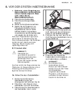 Предварительный просмотр 43 страницы Electrolux GA60SLISCN User Manual