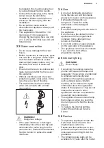 Preview for 5 page of Electrolux GA60SLVC User Manual