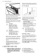 Предварительный просмотр 14 страницы Electrolux GA60SLVC User Manual