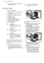 Предварительный просмотр 16 страницы Electrolux GA60SLVC User Manual