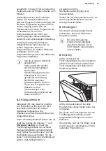 Preview for 43 page of Electrolux GA60SLVC User Manual