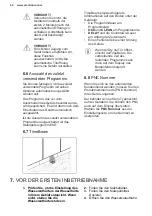 Preview for 44 page of Electrolux GA60SLVC User Manual