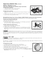 Предварительный просмотр 11 страницы Electrolux Gas Wall Oven Use & Care Manual