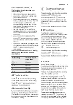 Preview for 9 page of Electrolux GK58TCIO User Manual