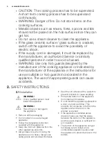 Preview for 4 page of Electrolux GK58TSPLCN User Manual