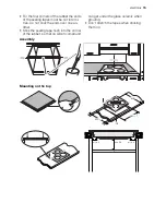 Preview for 15 page of Electrolux GK69TCIO User Manual