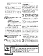 Предварительный просмотр 9 страницы Electrolux Gladiator 550 Instruction Manual