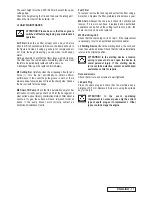 Preview for 14 page of Electrolux Gladiator 550 Instruction Manual