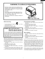 Предварительный просмотр 3 страницы Electrolux GLMV169DB Service Manual