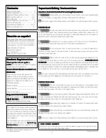 Preview for 2 page of Electrolux GWS1149AS0 Owner'S Manual