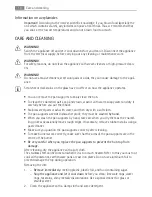 Preview for 16 page of Electrolux HG755420UM User Manual