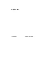 Electrolux HK854071XB User Manual preview