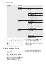 Preview for 10 page of Electrolux HOB890FMF User Manual