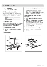 Предварительный просмотр 19 страницы Electrolux HOC315F User Manual