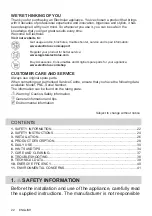 Preview for 22 page of Electrolux HOF650FMF User Manual