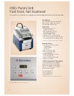 Preview for 4 page of Electrolux HSG Brochure