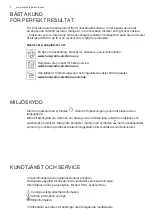 Preview for 2 page of Electrolux Husqvarna QFT6050W User Manual