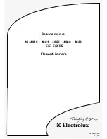 Electrolux IC44819 FLF Service Manual preview