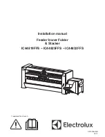 Electrolux IC44819FFS Installation Manual preview