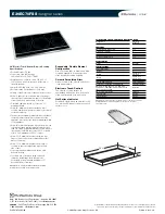 Electrolux ICON Designer E36EC70FSS Specifications preview