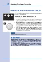 Preview for 10 page of Electrolux ICON Designer E36EC75HSS Use And Care Manual