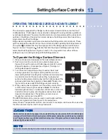 Preview for 13 page of Electrolux ICON Designer E36EC75HSS Use And Care Manual