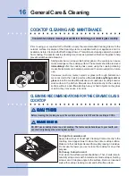 Preview for 16 page of Electrolux ICON Designer E36EC75HSS Use And Care Manual