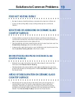 Preview for 19 page of Electrolux ICON Designer E36EC75HSS Use And Care Manual