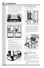 Preview for 8 page of Electrolux ICON E23BC69SPS Use And Care Manual