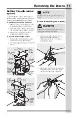 Preview for 11 page of Electrolux ICON E23BC69SPS Use And Care Manual