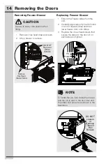 Preview for 14 page of Electrolux ICON E23BC69SPS Use And Care Manual