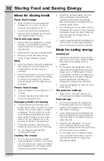 Preview for 32 page of Electrolux ICON E23BC69SPS Use And Care Manual