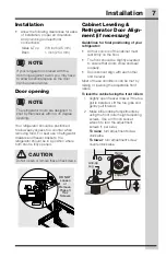 Preview for 7 page of Electrolux ICON E23BC69SPS3 Use And Care Manual